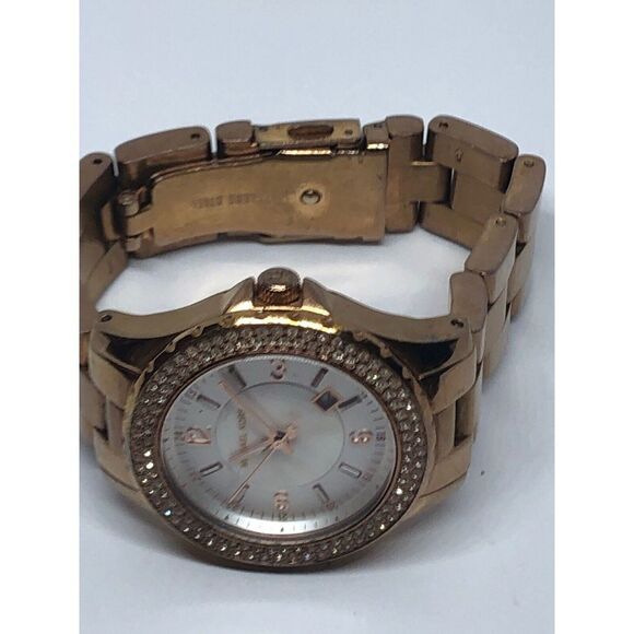 Michael Kors MK5403 Women's Stainless Steel Analog White Dial Quartz Watch LB171 - Picture 5 of 9